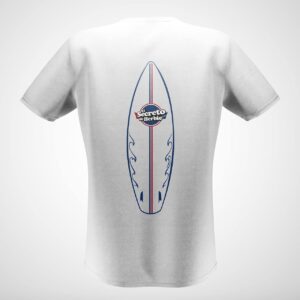 Camiseta Surf Blanca trasera